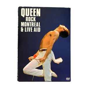 Queen Rock Montreal & Live Aid DVD 2-Disc Set 1981 1985 Concert Freddie Mercury